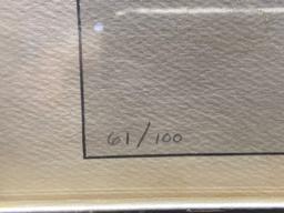 Valan stieler signed framed 61/100