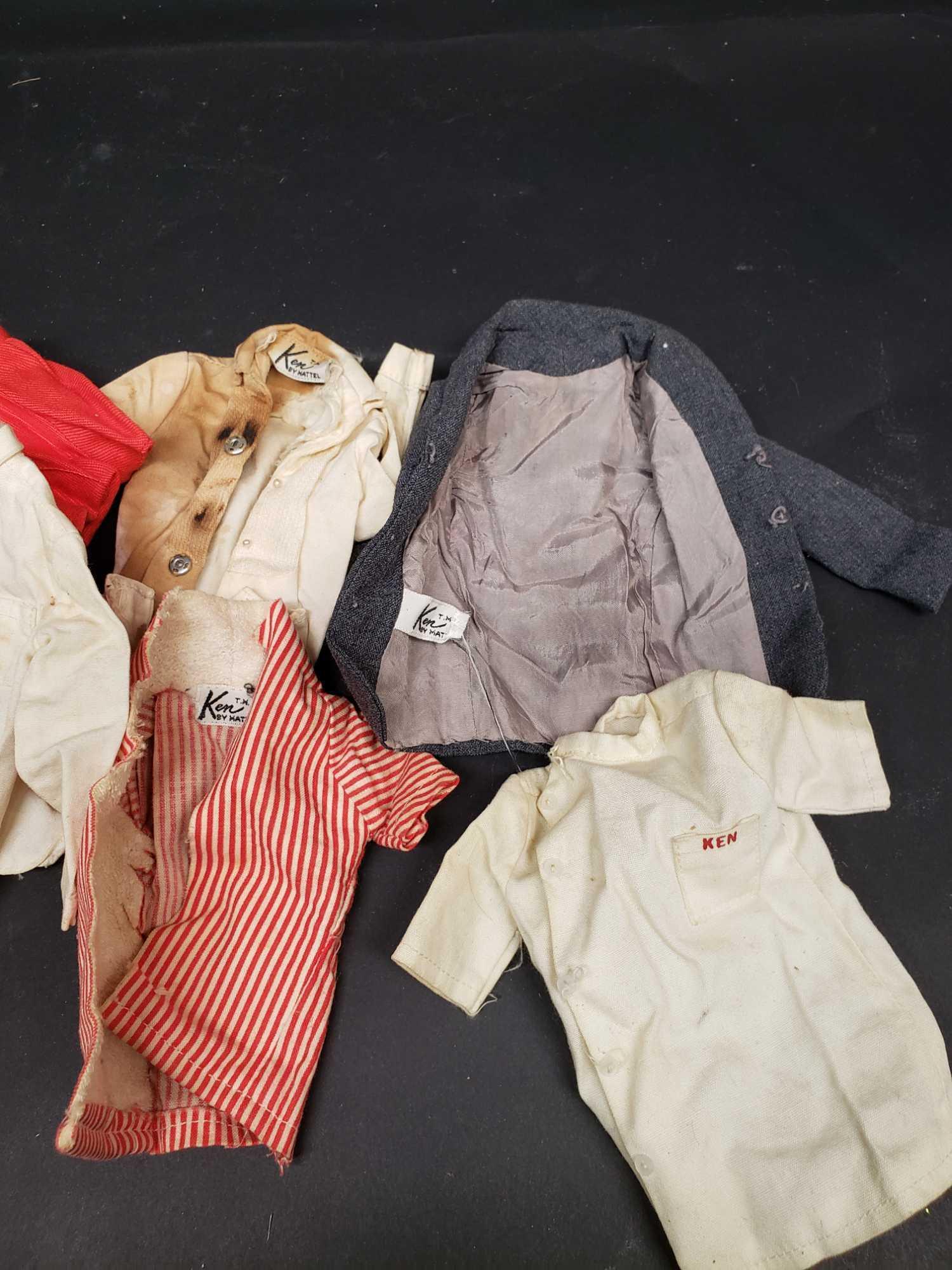 1960s Ken dolls with extra clothes