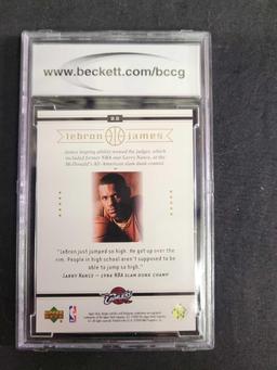 2003 upper deck Lebron James James Mint 10