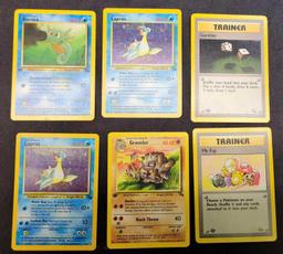 Pokemon cards Fossils 1st ed holo