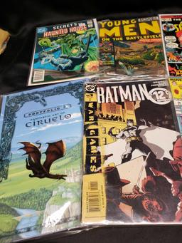 DC No 1 Batman. The Phantom stranger. Charlton Ghostly Haunts. And more comics