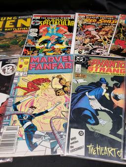 DC No 1 Batman. The Phantom stranger. Charlton Ghostly Haunts. And more comics