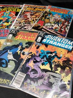DC No 1 Batman. The Phantom stranger. Charlton Ghostly Haunts. And more comics