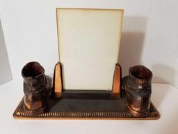 1939 Brass Shoe Picture Frame