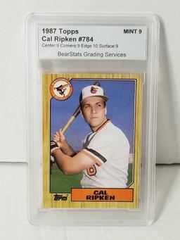 1987 Topps Cal Ripken Graded Mint 9