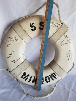 SS Minnow Gilligans Island Life Ring