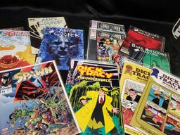 Box of Comics. Dexyer. Dead Eorld. Alice Cooper. 13 Coins. Army of Darkness and more