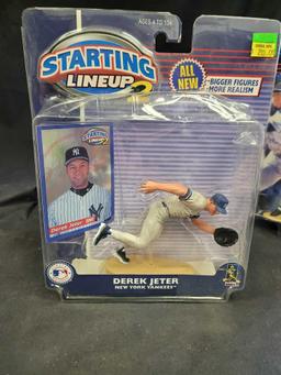 Starting lineup baseball figures 3 players
