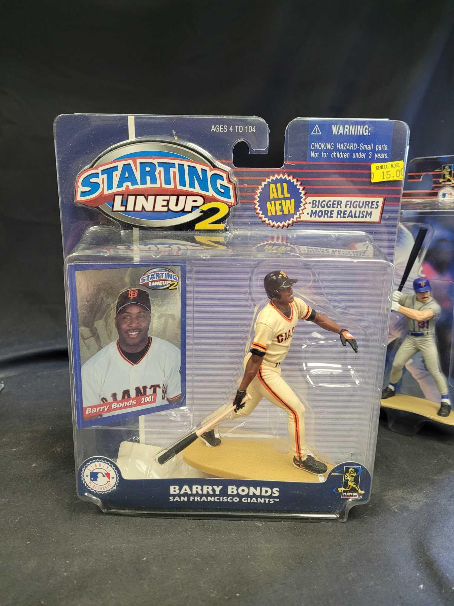Starting lineup baseball figures 3 players