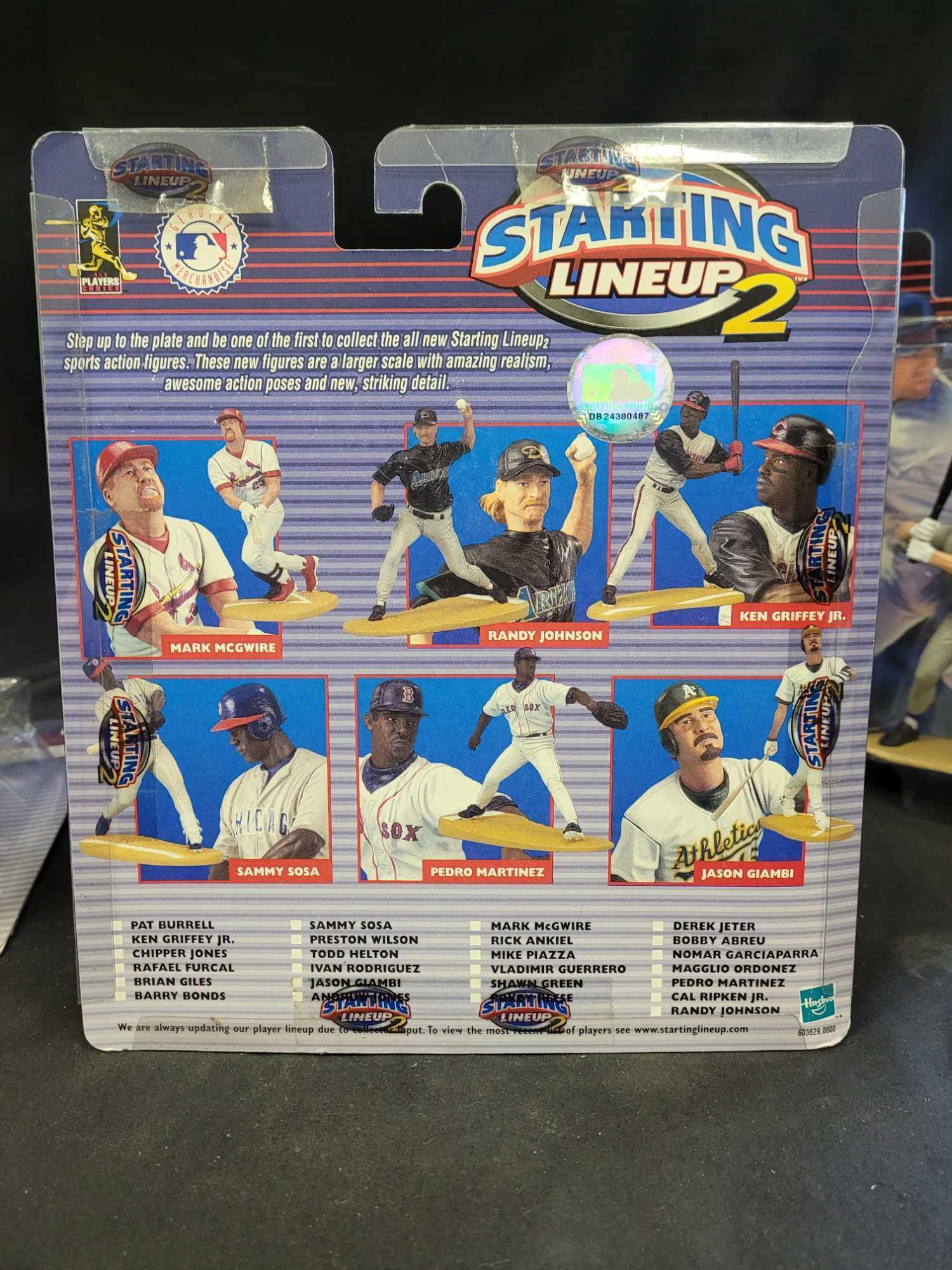 Starting lineup baseball figures 3 players