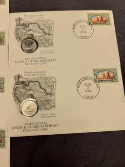 10 5 cent coin mint Issued Philadelphia and Denver 2004 1st day issued