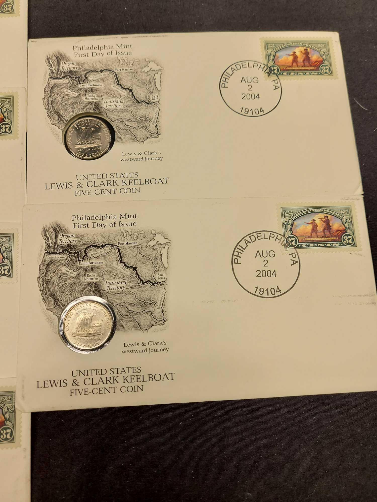 10 5 cent coin mint Issued Philadelphia and Denver 2004 1st day issued