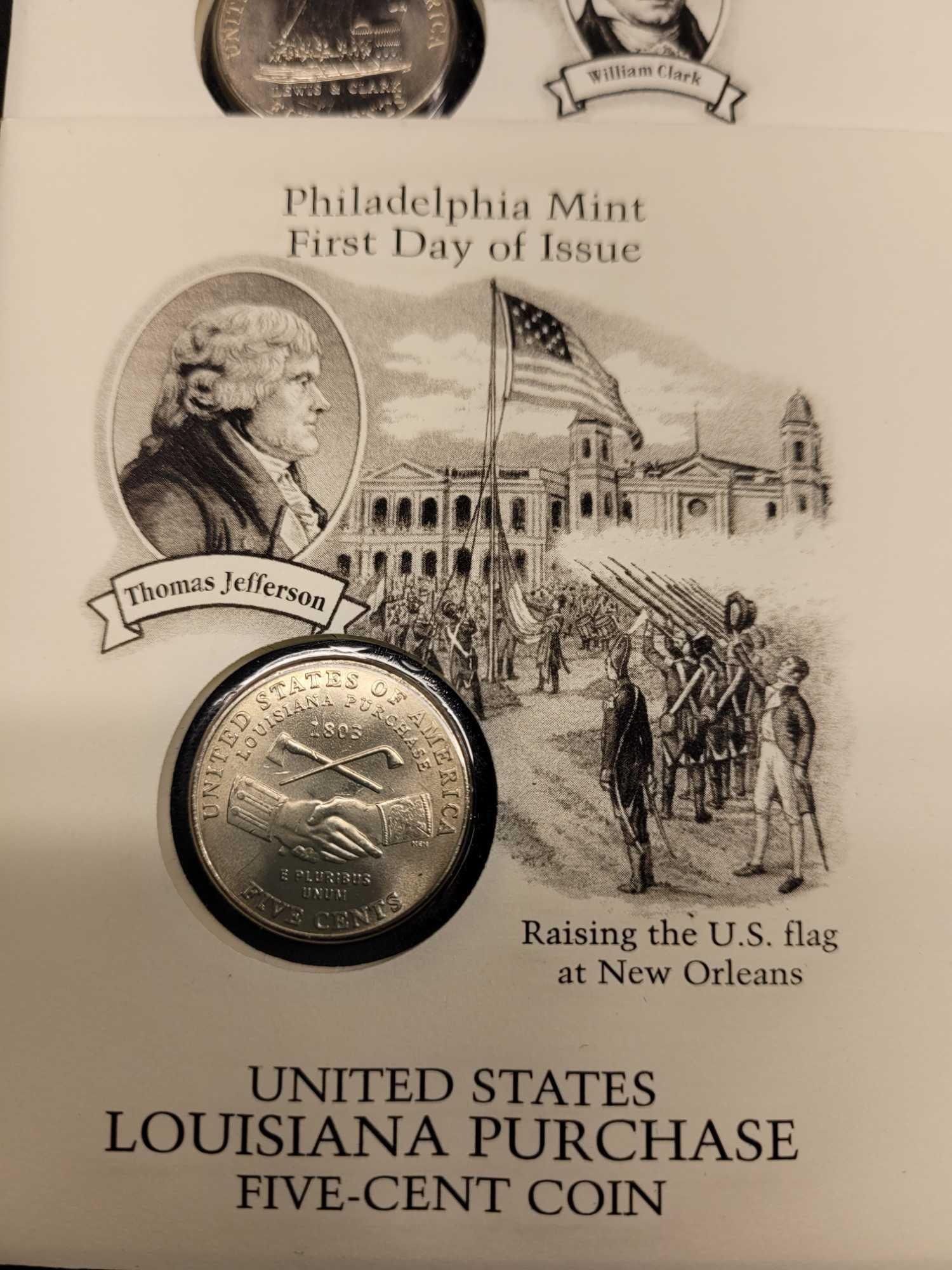 10 5 cent coin mint Issued Philadelphia and Denver 2004 1st day issued