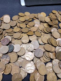 Wheat penny's different dates 1940's-1950's