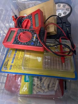 Skil saw drill jig tiny vice clamp 6 amp charger voltmeters dowels hand planer miscellaneous tools