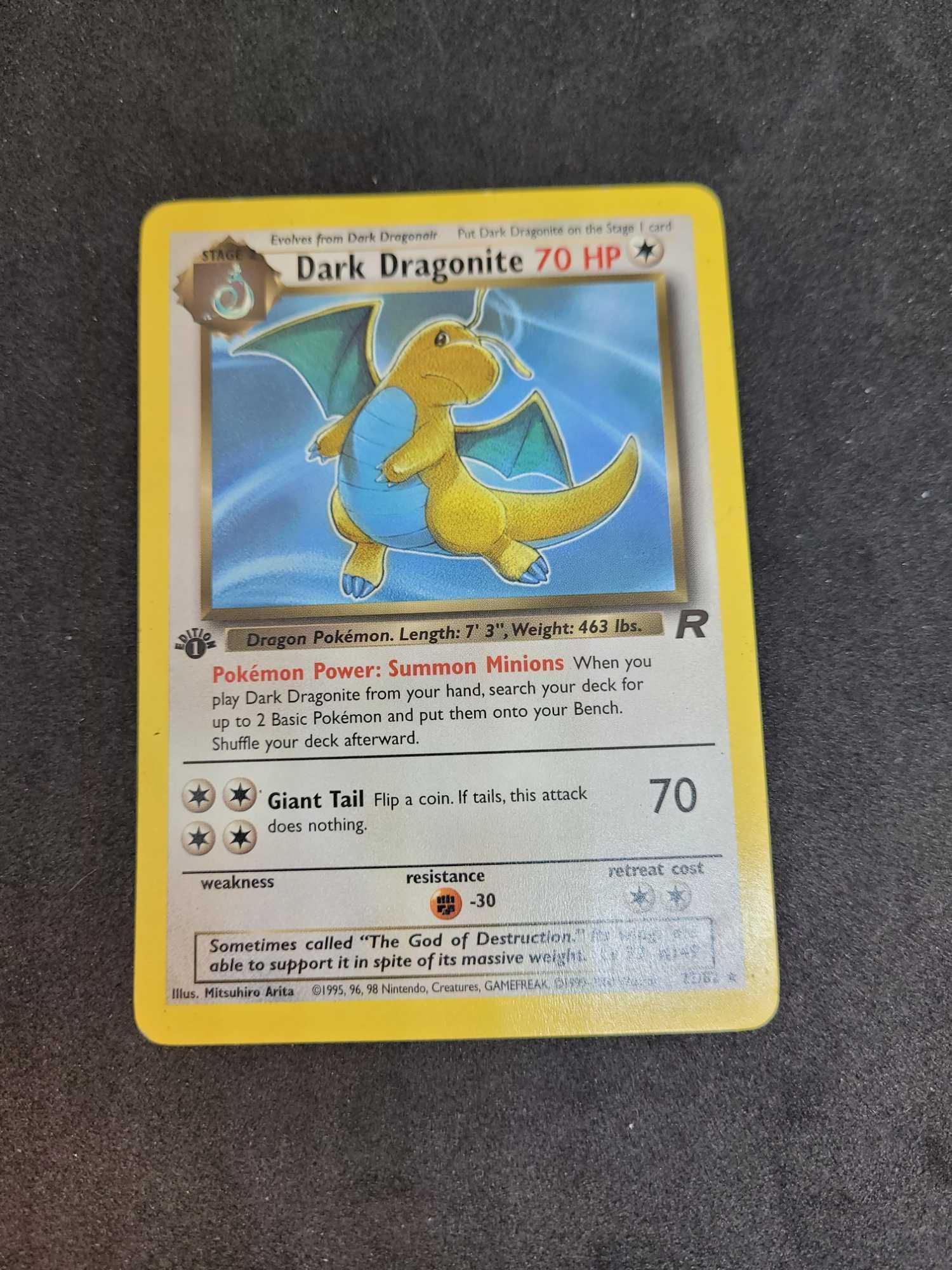 Pokemon cards 1st edition Team Rocket Non holo