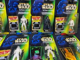 18 Star Wars action figures 1996 Power Of The Force, Hasbro And More