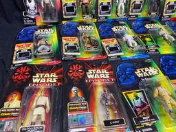 18 Star Wars action figures 1996 Power Of The Force, Hasbro And More
