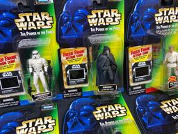 18 Star Wars action figures 1996 Power Of The Force, Hasbro And More