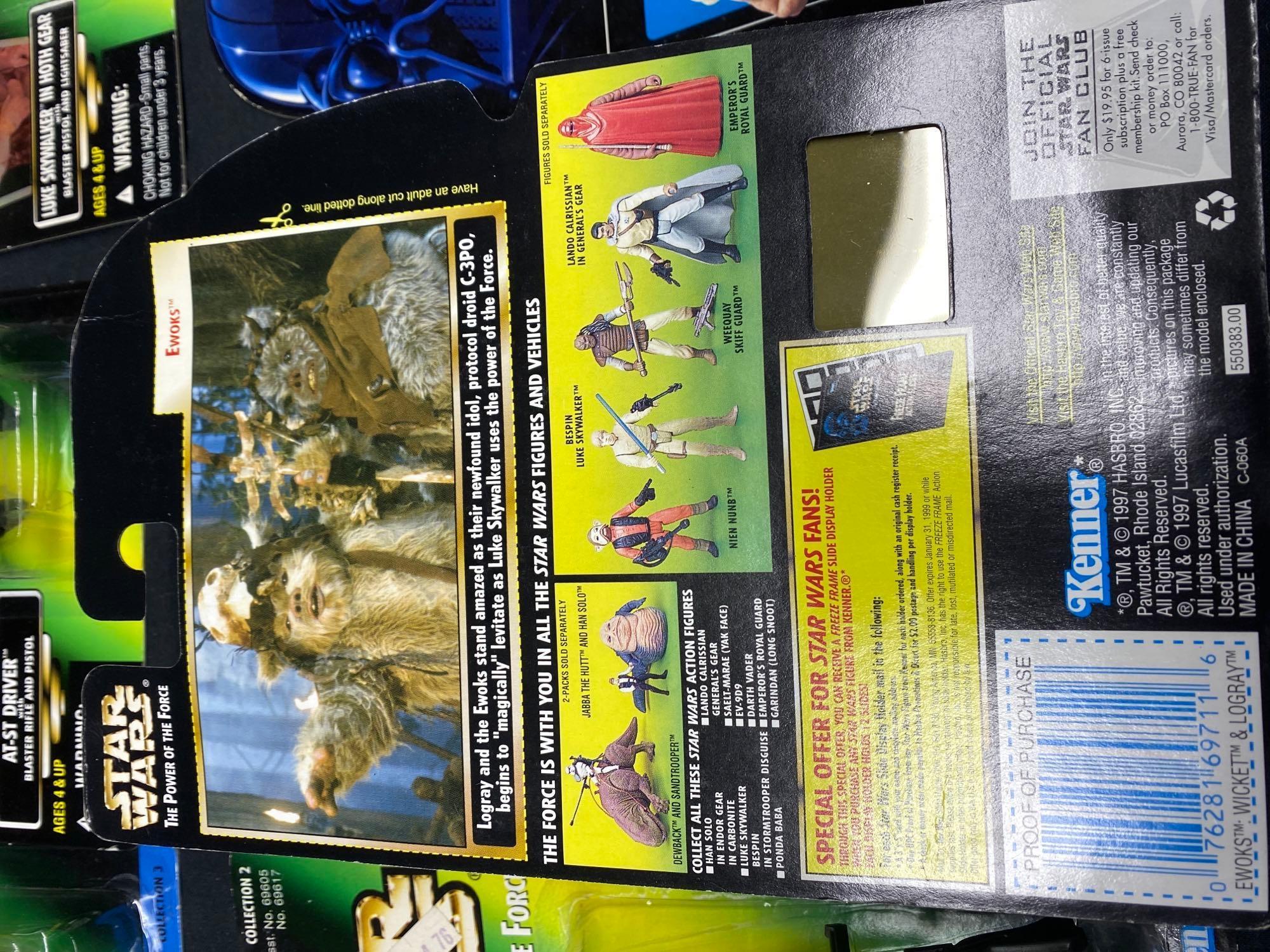 18 Star Wars action figures 1996 Power Of The Force, Hasbro And More