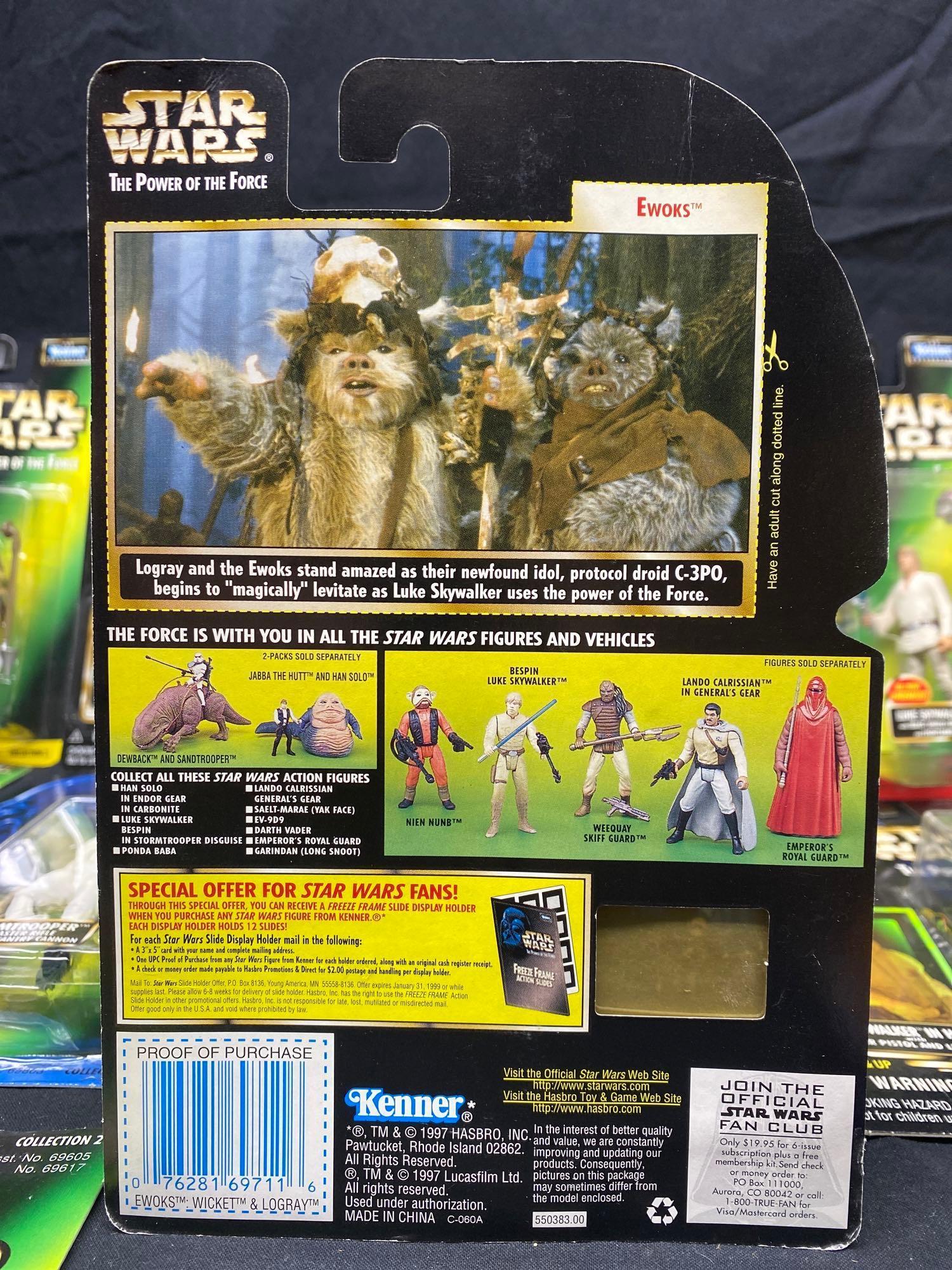 18 Star Wars action figures 1996 Power Of The Force, Hasbro And More