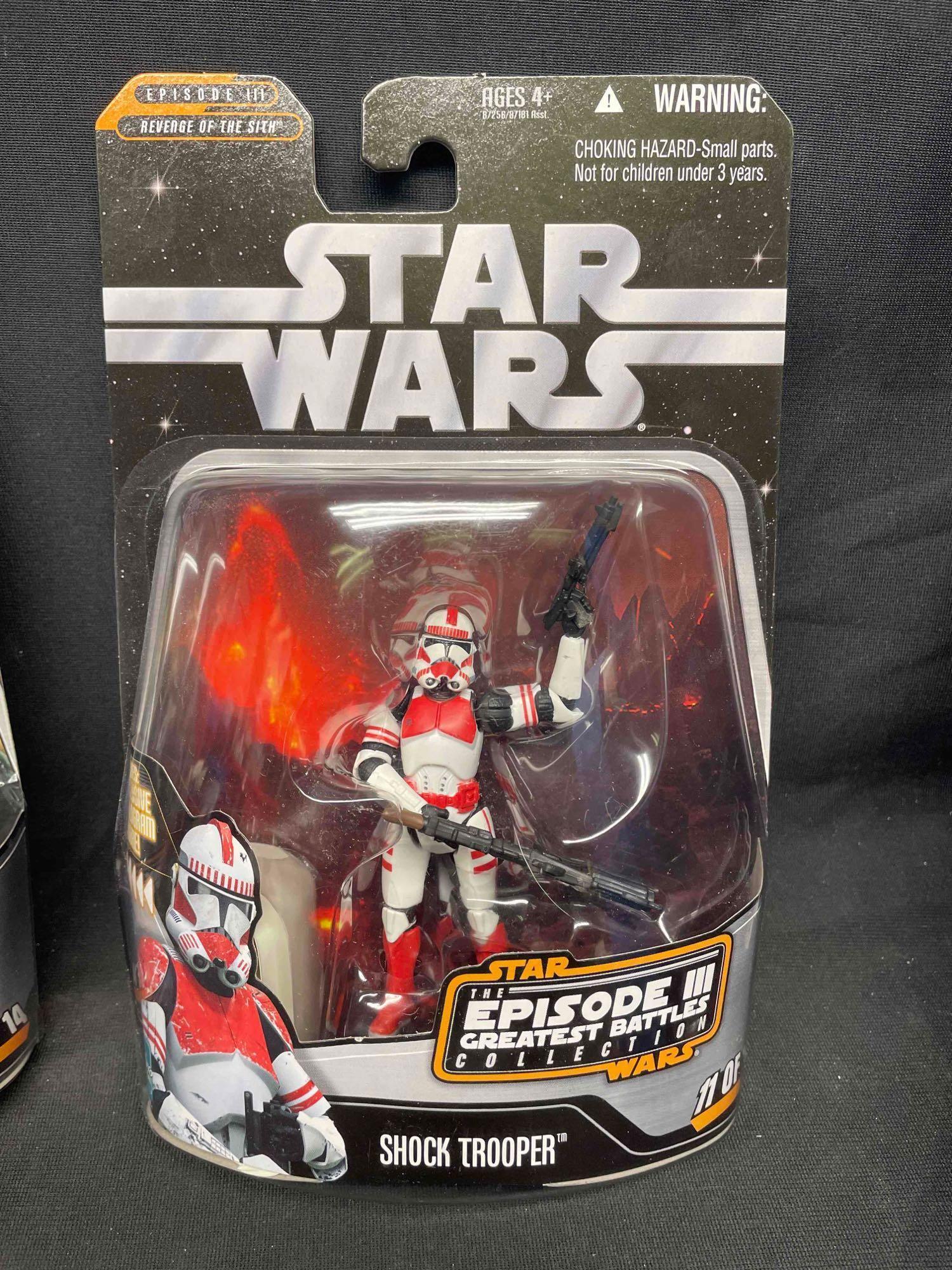 Clone Troopers Lot. Clone Commander, Shock Trooper, Hawkbat Battalion Trooper.