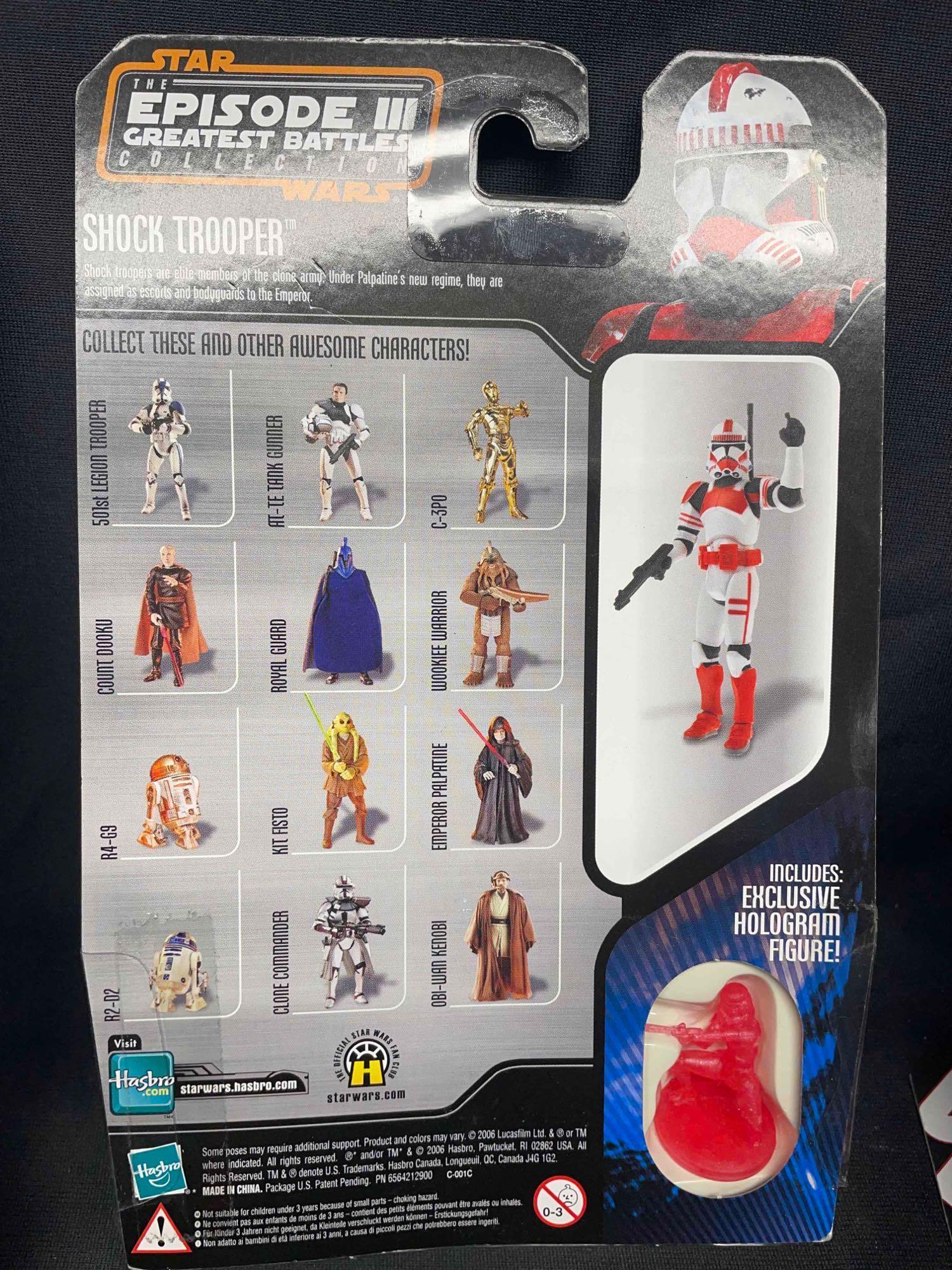 Clone Troopers Lot. Clone Commander, Shock Trooper, Hawkbat Battalion Trooper.