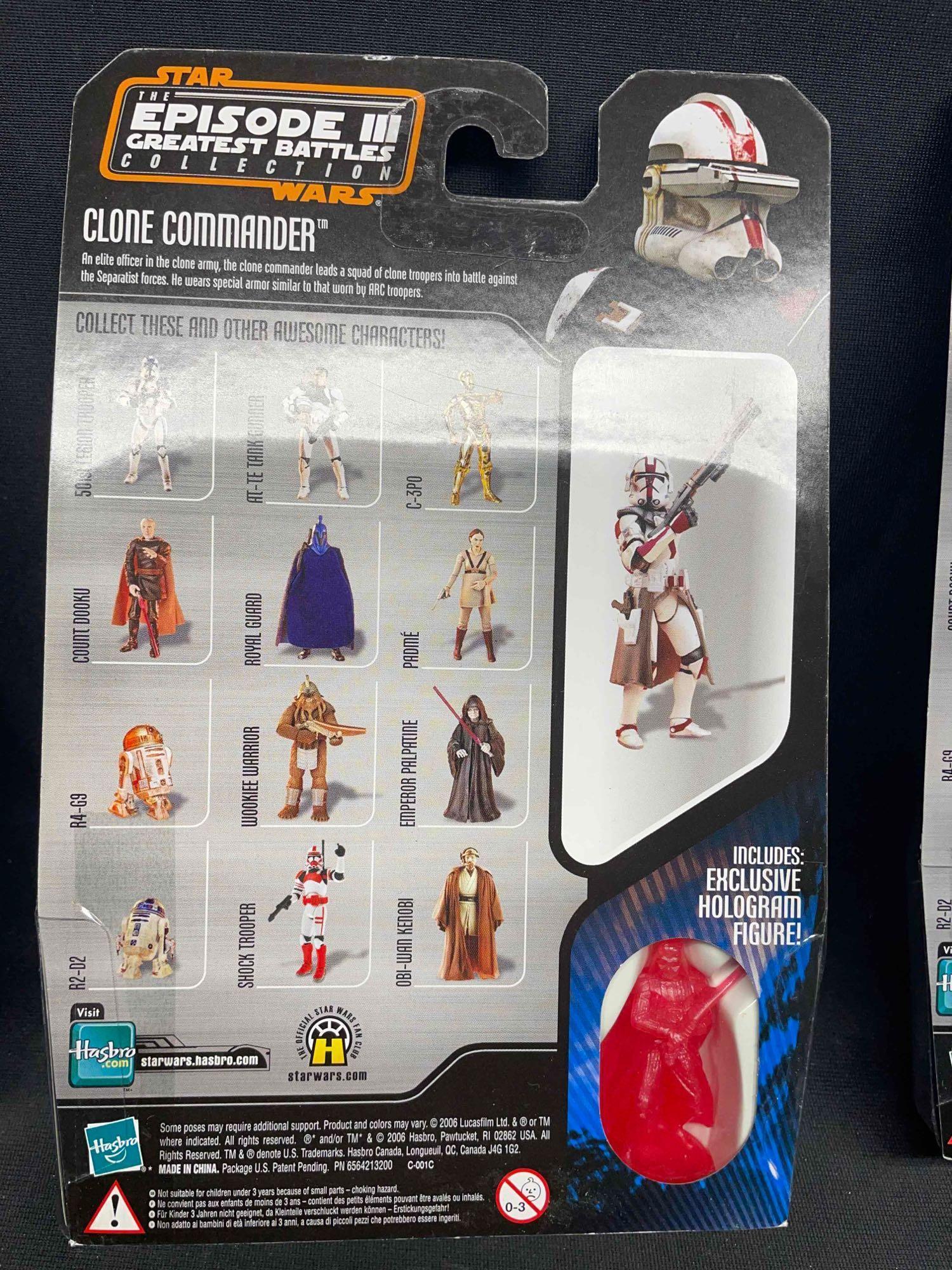 Clone Troopers Lot. Clone Commander, Shock Trooper, Hawkbat Battalion Trooper.
