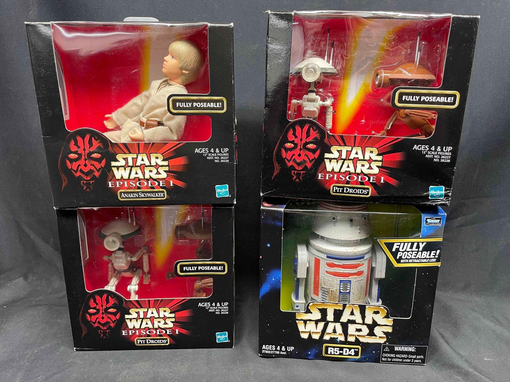Episode I 12 Inch Scale Figures. R5-D4 Figure. 1998 Hasbro