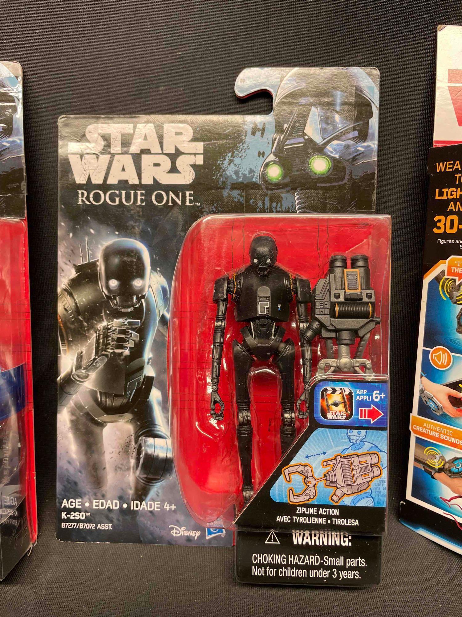 Rogue One Stormtrooper, K-2SO, Kanan Idade, Animated Durge Action Figures. Force Link
