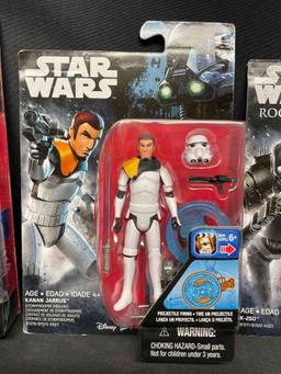 Rogue One Stormtrooper, K-2SO, Kanan Idade, Animated Durge Action Figures. Force Link