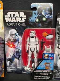 Rogue One Stormtrooper, K-2SO, Kanan Idade, Animated Durge Action Figures. Force Link