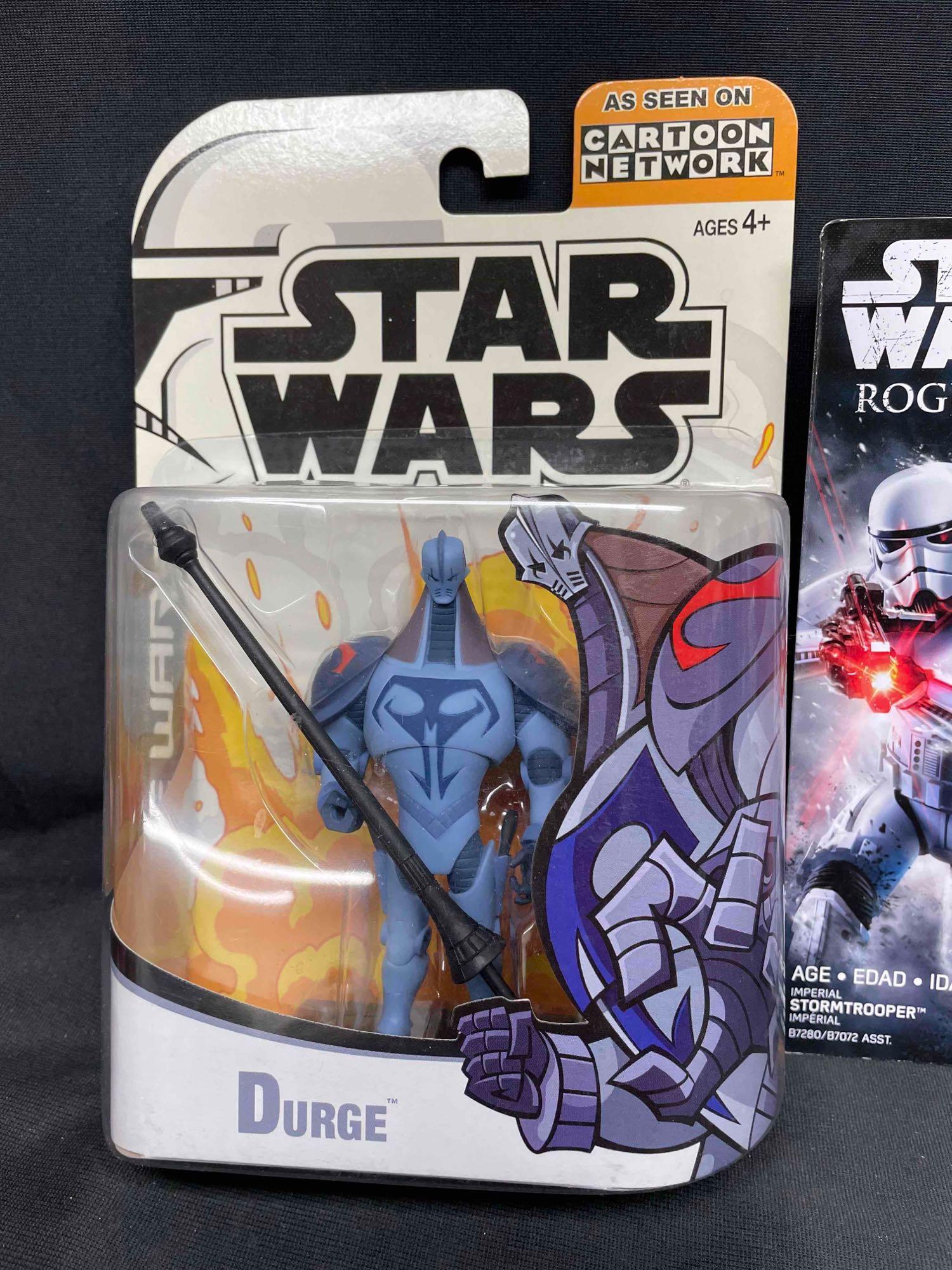 Rogue One Stormtrooper, K-2SO, Kanan Idade, Animated Durge Action Figures. Force Link