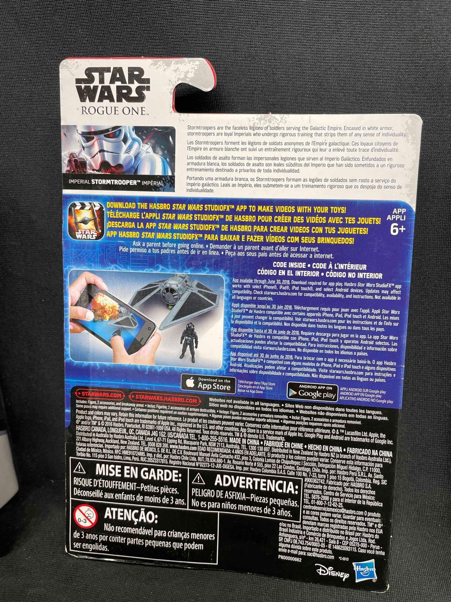 Rogue One Stormtrooper, K-2SO, Kanan Idade, Animated Durge Action Figures. Force Link