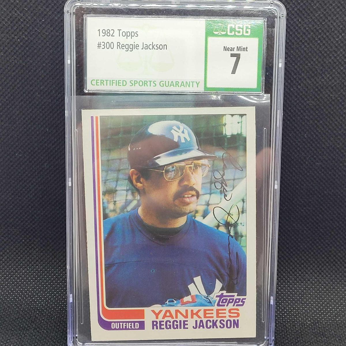 CSG 7 1982 Topps #300 Reggie Jackson baseball card