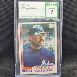 CSG 7 1982 Topps #300 Reggie Jackson baseball card