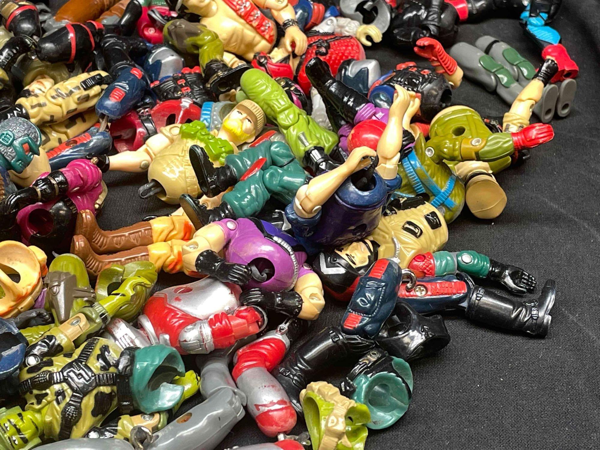 Huge Lot of Vintage GI Joe Action Figures 1980s Hasbro