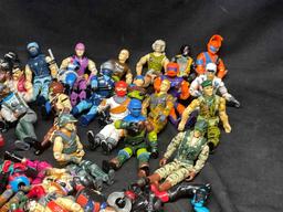 Huge Lot of Vintage GI Joe Action Figures 1980s Hasbro