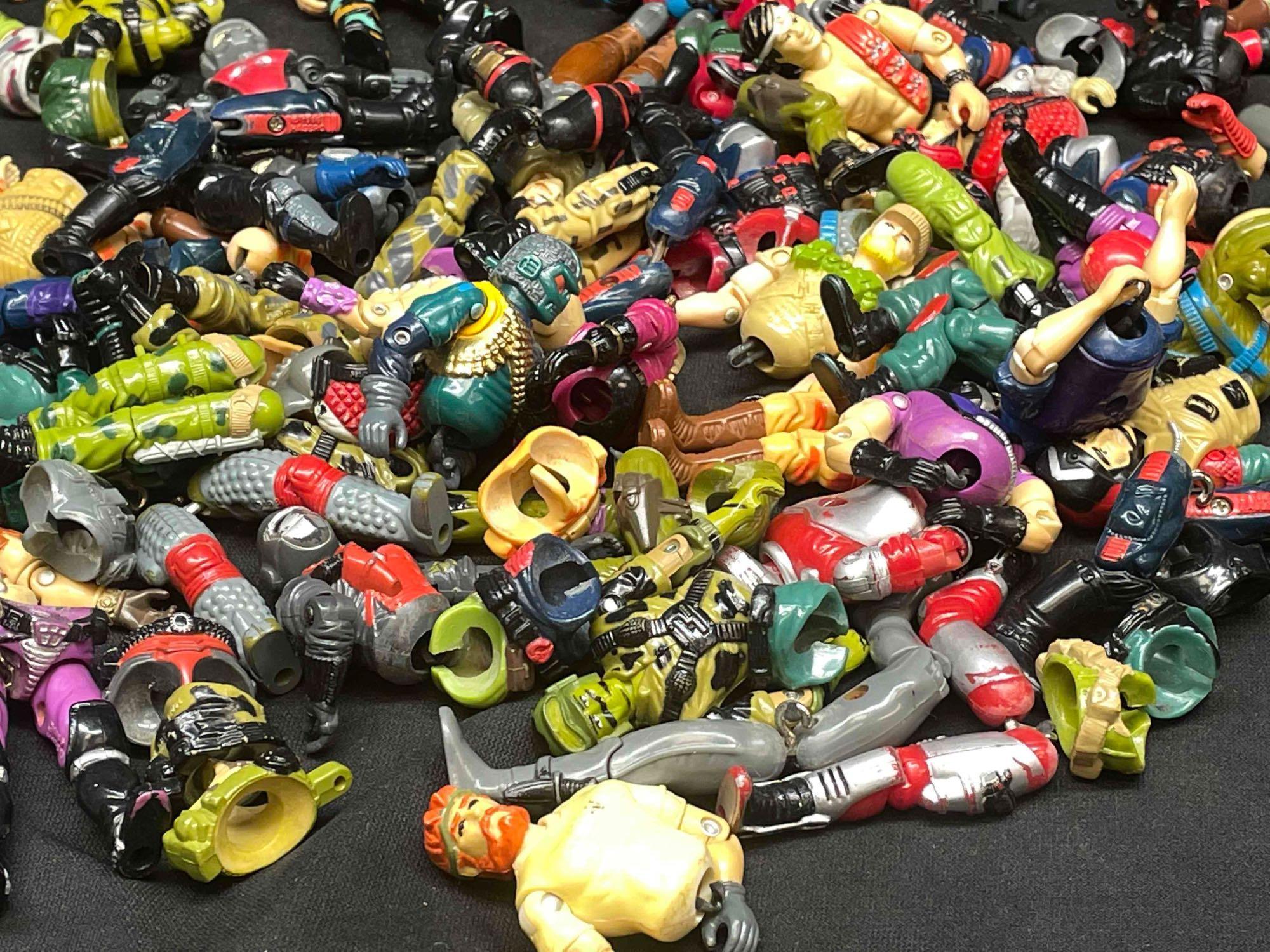 Huge Lot of Vintage GI Joe Action Figures 1980s Hasbro