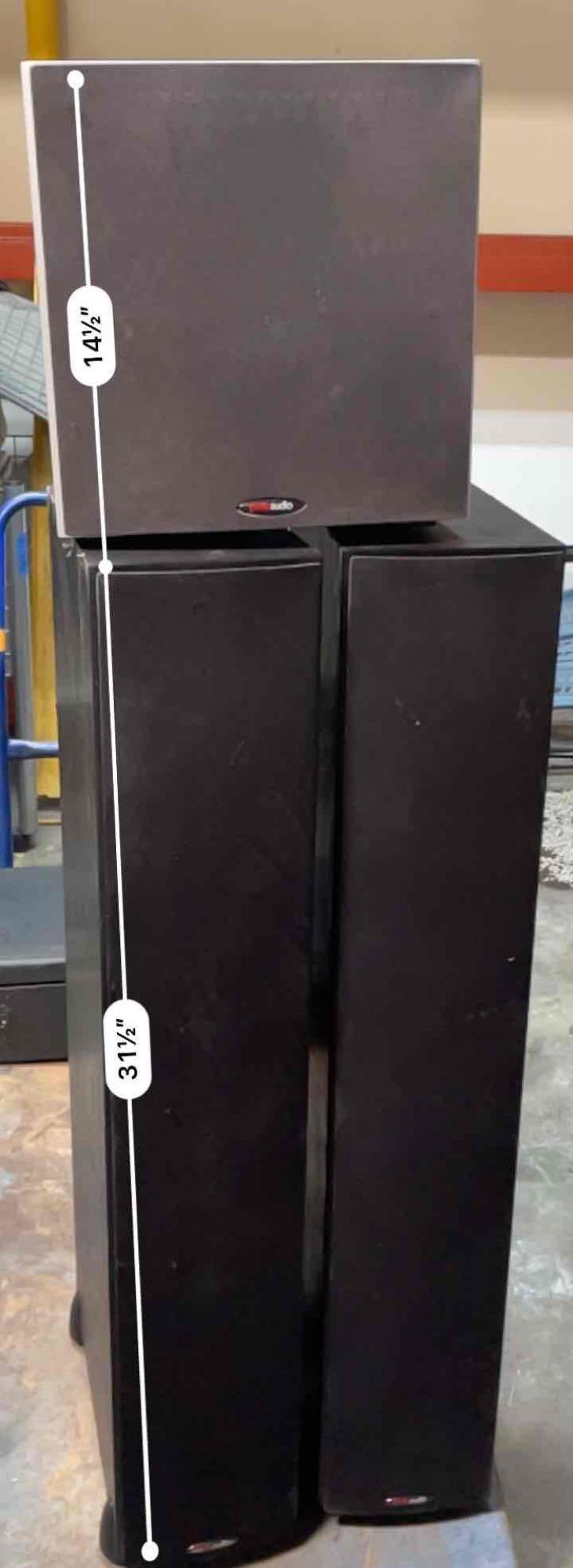 Polk Audio Speaker and Subwoofer System. Monitor 70 Series 2