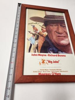 Signed Big Jake Poster COA by Patrick Wayne 19x13in