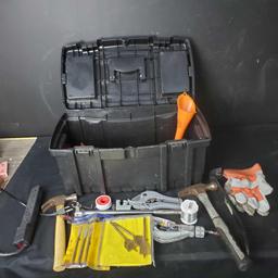 Husky toolbox with contents