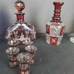 vintage vases bottles and figurines