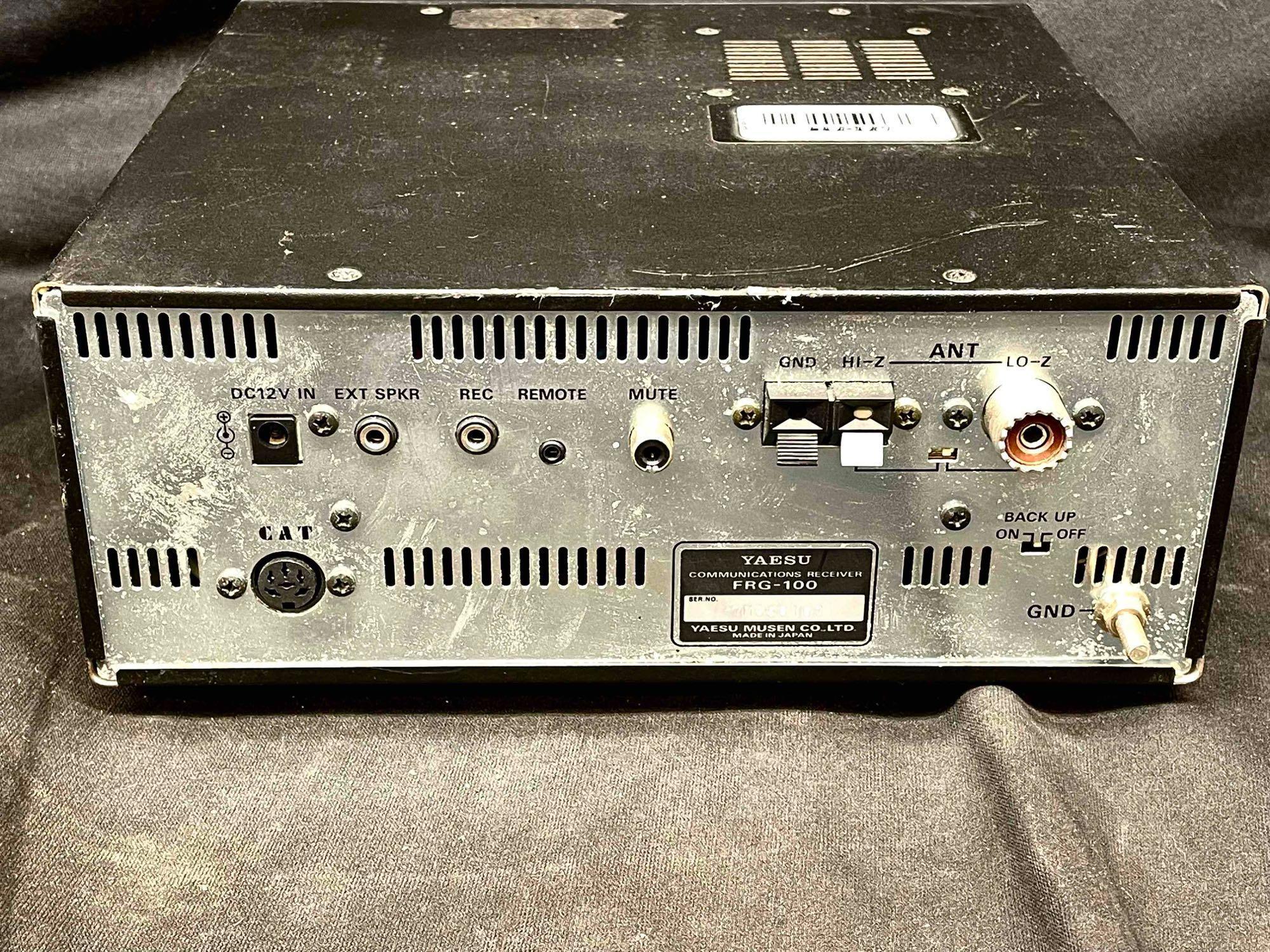 Yaesu FRG-100 Desktop Shortwave receiver, Horizon HX255s VHF Marine Radio