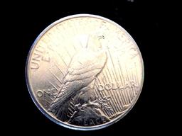 Peace Silver Dollar 1922 S Frosty Bu+++ Key Better Date