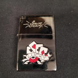 Six Military Challenge Coins and a Brand New Sailor Jerry Lighter
