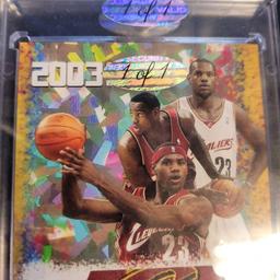 1 of 1 Custom LeBron James Jersey Patch Basketball Card