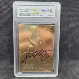 1996-97 Fleer 23kt gold Kobe Bryant WCG 10