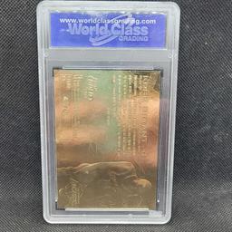 1996-97 Fleer 23kt gold Kobe Bryant WCG 10