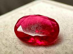 1.3ct Oval Cut Ruby Gemstone
